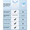 MySmile Teeth Whitening Kit with led Light, 28X Teeth Whitening Strips for Teeth Sensitive, 10 Min Fast Whitening Teeth, Helps to Remove Stains from Coffee, Smoking, Wines(1Pcs Light + 14Sets Strips)