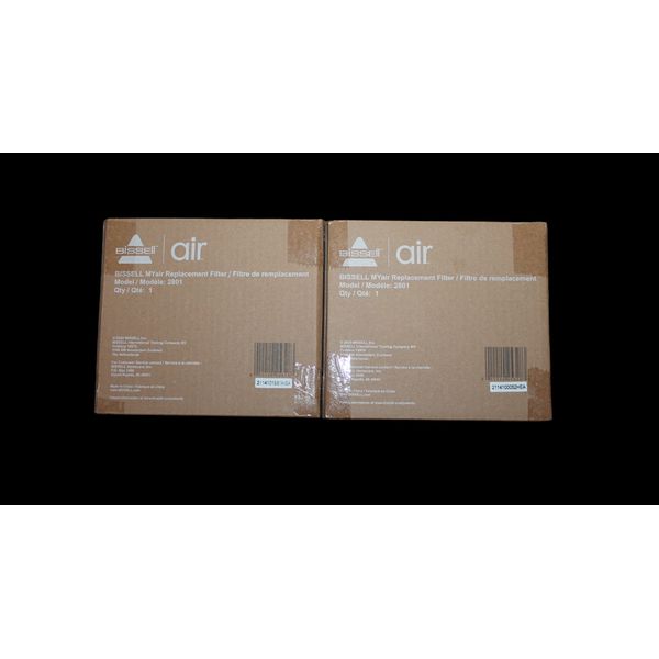 GENUINE Bissell MYair Air Replacement Filter Purifier Model 2801 OEM 2PACK