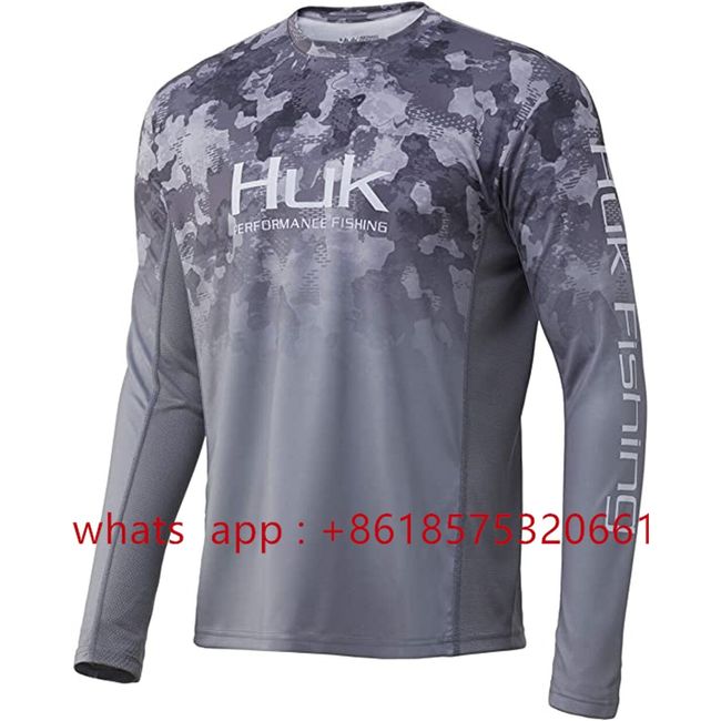 Aliexpress Huk Performance Fishing Shirts Men Long Sleeve UV Protection Fishing T-Shirt Camisa Pesca Outdoor