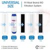 2 Pack 5 Micron 10"x2.5" Granular Activated Carbon Water Filter GAC Replacement