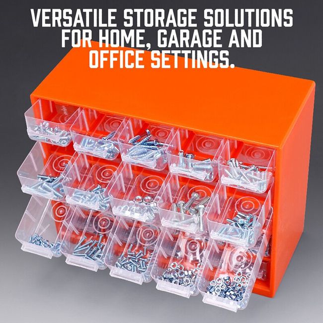 25 Multi-grid Drawer Parts Storage Box Tool Chest Screws Drawer