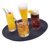 Black Non Slip Tray Round 11" (28cm) - Pack Size: Single