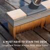 Deck Stain Brush Applicator with Long Handle(59IN), 7IN Wide Deck Paint Brush...