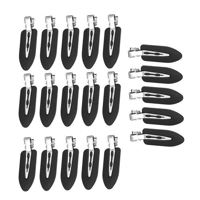 Haarklammern,20 PCS Nahtlose Haarspange Haar Friseur No Clip Haarspangen Kunststoff Haarclips für Mädchen Damen Kinder Haarstyling Gesichtswäsche Make-up-Anwendung