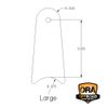 OFFROAD ANONYMOUS Slim Tube Base Tab-Quantity: 10 pack, Size: Small, Thickn