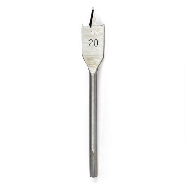GripIt GPDRILL20 20Mm Premium Flat Drill Bit – Suitable For Brown Gripits (20Mm), Grey