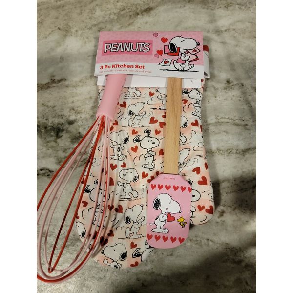 Peanuts Valentines Day 3pc Kitchen Set