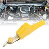 Electrical Test Clips Clip Telecom Communication Test Clamp Replacement with Stripping Needle 25mm Opening J.60043(Yellow)