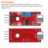 sourcing map 2 Pcs Microphone Sound Sensor KY-037 Voice Detection Module Voice Sound Detection Sensor Module for Voice-activated Switch