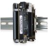 Winford Engineering DIN Rail Mounting Plate for BeagleBone, Right Angle L-Bracket Design, Black, RoHS Compliant