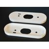 MOUNTING KIT White Google Nest Hello Smart Home Doorbell Backplate Replacement