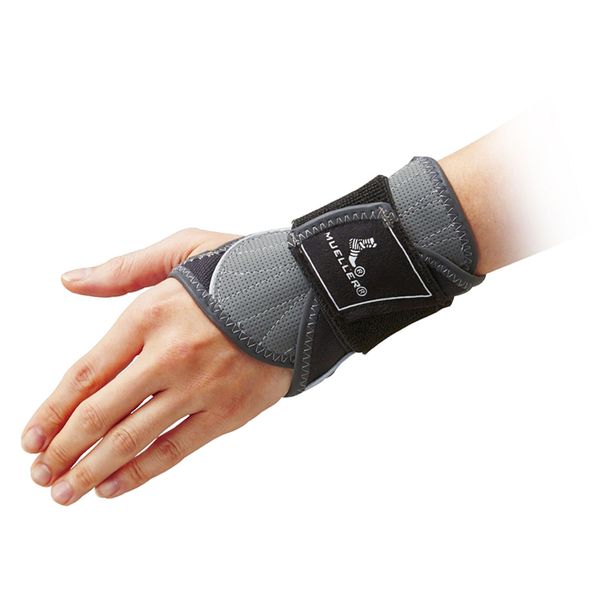 Mueller 59718 Hg80R Premium Wrist Brace, For Left and Right Wrists, Gray, S-M Size, Wrist Circumference: 5.9 - 7.9 inches (15 - 20 cm)