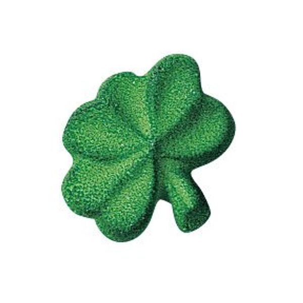 Item#38065 - Small Shamrock Molded Sugar Cake/Cupcake Decorations - 12 ct