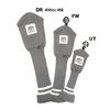 Mico Golf Soft Knit Headcover DR 10 Colors (Gray)