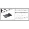 Decor Grates ST408 Scroll Design Floor Register, 4x8 Inches, Textured Black