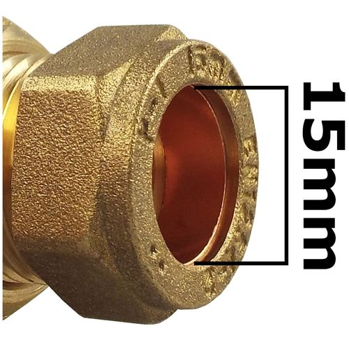 mdpe Fittings to Copper Pipe connectors (20mm elbow-15mm Copper Straight)
