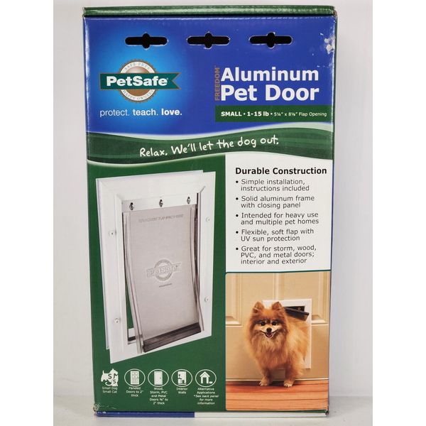 PetSafe Aluminum Pet Door Small 1lb - 15lb  PPA11-10915  Door Entry