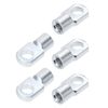 sourcingmap M6 Female Threaded A3# Steel Gas Spring Strut Joint End Fitting 5pcs