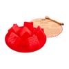 Mud Pie Xmas Home Mold Set, mold 12 1/4" dia | spoon 7",Red