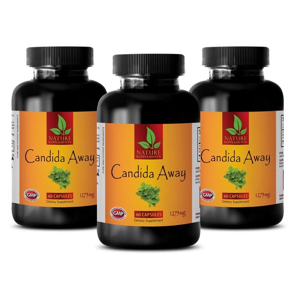 candida treatment - CANDIDA AWAY COMPLEX - candida cleanse - 3 Bottles