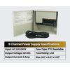 9 Channel DC 12V 5 Amper 5A CCTV Security Camera Power Supply Distribution Box