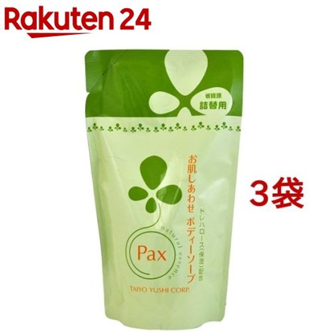 Pax Hada Shiawase Body Soap Refill (350ml*3 sets)