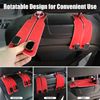 TXROMTZ Car Headrest Hooks for Handbags - 2 Pack (Red)