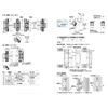 LAMP HES2S-140-A125 125° Opening Hidden Hinge with Frame Side (Hidden Hinge with 3D Adjustment Function) (Black)