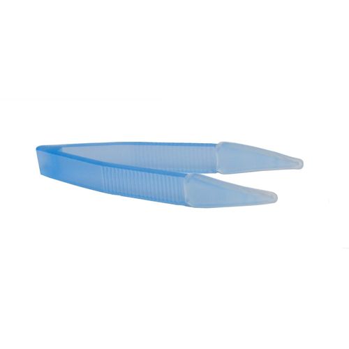 Soft Contact Lenses Remover and Insertion Tweezer - Blue Color for Removing and Inserting Contact Lenses with Soft Silicone Tips - Easy to Carry and Use with Anti-Slip Surface