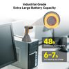 VOTTAN 2D QR Barcode Scanner, Wireless ＆ Charging Base 5000mAh Battery, Industrial Barcode Scanner for Warehouse Express