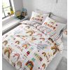 Catherine Lansfield Be A Rainbow Easy Care Single Duvet Set Multi