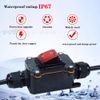 Marine Toggle Switch 12v Switch Power Switch Battery Disconnect Switch/Inline Switch Direct Plug Power Switch 20A/12V-24V (LED is red)