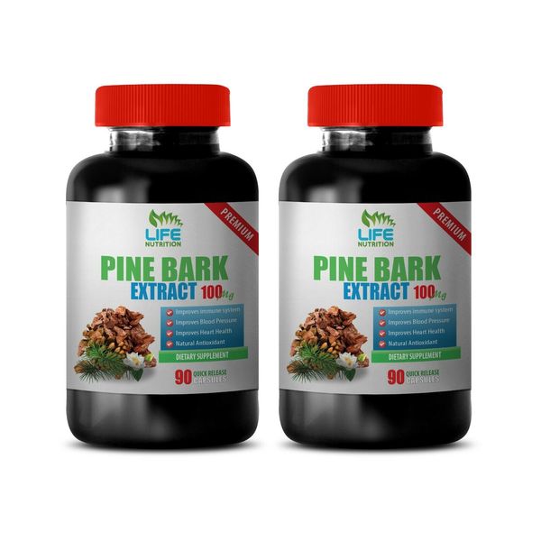 support your heart - PINE BARK EXTRACT - brain boost 2 BOTTLE