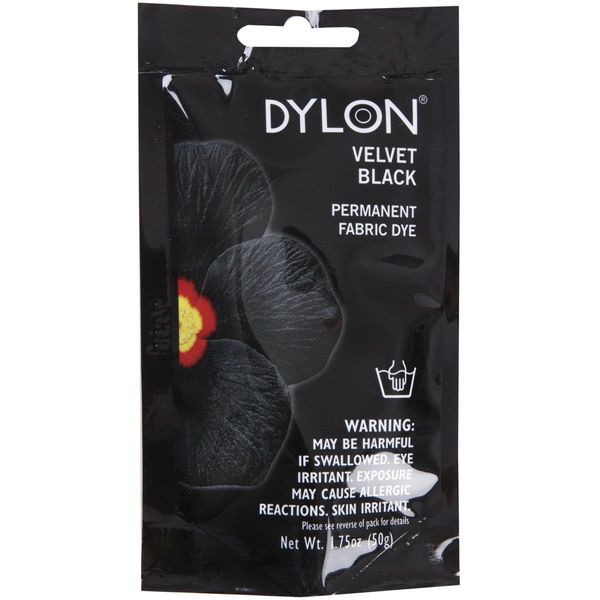 DYLON Hand Dye, Powder, Velvet Black