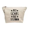 Flox Creative Makeup Bag My Scars are Beautiful Natural