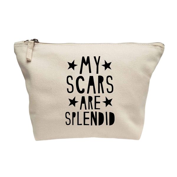 Flox Creative Makeup Bag My Scars are Beautiful Natural