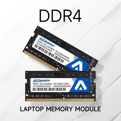 Acclamator DDR4 32GB Kit (2x16GB) 3200MHz PC4-25600 CL22 (2933MHz or 2666MHz) Unbuffered Non-ECC 1.2V SODIMM 260-Pin Laptop Notebook PC Computer Memory Module Ram Upgrade
