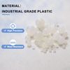 sourcing map 300pcs PP Plastic Bearing Balls 2mm Solid Plastic Balls, Precision Bearing Ball, White