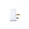 STATUS Multi USB Plug Adapter White, 2 Port USB Adaptor Plug Through, S2USBPTAWH1PK3