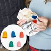5 Pieces Rubber Thimbles for Finger Tips Protection