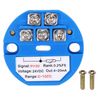 sourcing map 0-100C RTD PT100 Temperature Sensor Transmitter Module 4-20MA DC24V Temperature Amplifier for Thermocouple, PLC Modules