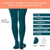 FitLegs - Open-Toe Compression Stocking - 18mmHg AES DVT Prevention - Thigh High, Extra Large, Green