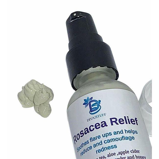 Rosacea Relief, Soothes Flare Ups and Helps Reduce and Camouflage Redness, 1 oz