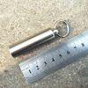 EKLOEN Stainless Steel Mini Waterproof Pill Case,Capsule Seal Case Holder Container for Outdoor Sports