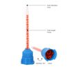 500(10 Bags) Dental Mixing Tips for Impression Temp Crowns Material (10:1)
