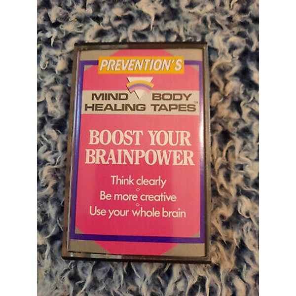 Prevention, Mind Body Healing Tapes: Boost Your Brainpower Vintage Cassette Tape