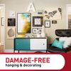 Command Picture Hanging Strips 8 Large Pairs 4 Medium with Level | 17209-ES White
