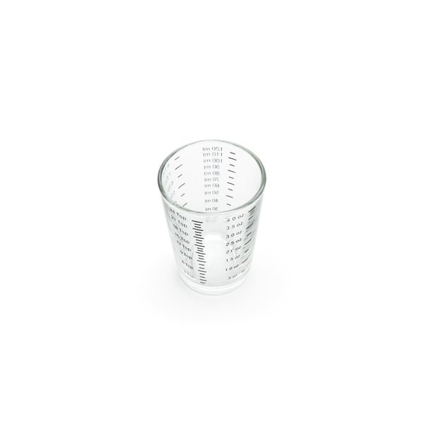 Fox Run Brands 4-Ounce Mini Shot Glass Measuring Cup, 4 oz, Clear