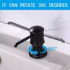 Sink Soap Dispenser for Kitchen Oli Rubbed Bronze Upgrade with 40"Silicone