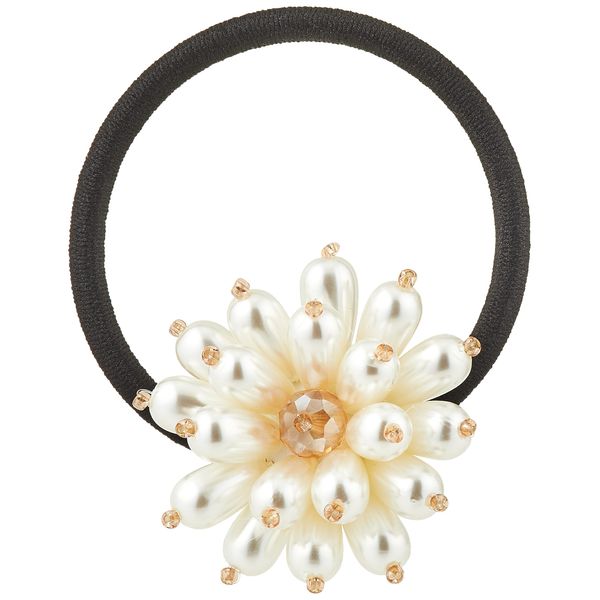 Laura Crystal Hair Rubber, clear